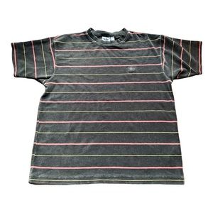 Adidas Brown Cozy Velour T-Shirt /Stripes / Men / Small/short sleeves